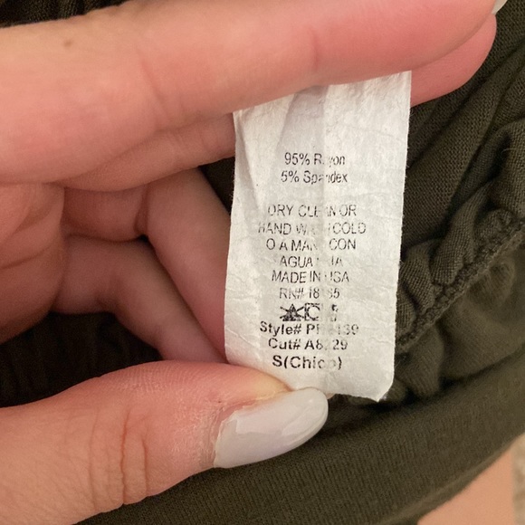 Audrey 3+1 Olive Green Romper Small - Picture 6 of 11